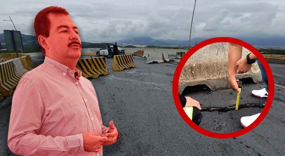 Se hunde puente que presumió Carlos Guevara hace 2 años